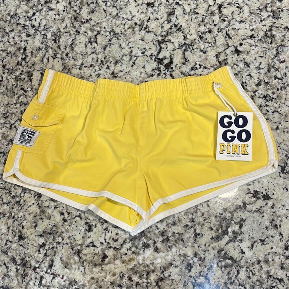 Victoria’s Secret Pink Twill Shorts Multiple Sizes Lemon